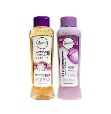 Shampoo y Acondicionador con Cebolla