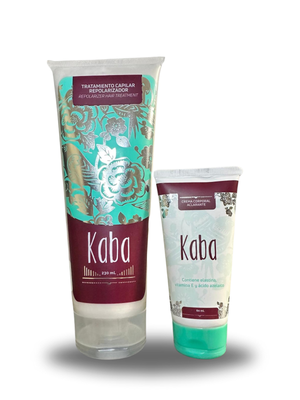 Kit Kaba tratamiento capilar y Crema corporal aclarante