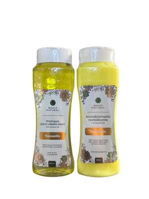 Kit Magia Natural Shampoo y Acondicionador de Manzanilla
