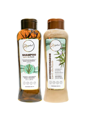 Shampoo con Romero y Acondicionador con Romero Anyeluz