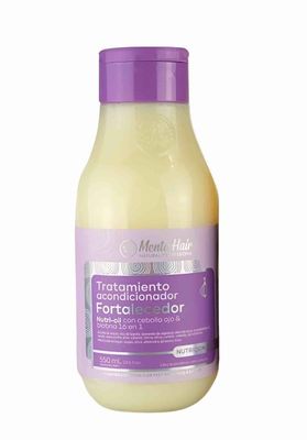 Tratamiento Acondicionador Fortalecedor Con Cebolla y Ajo 550 ml Menta Hair