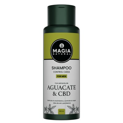 SHAMPOO DE AGUACATE Y CBD 450ml MAGIA NATURAL