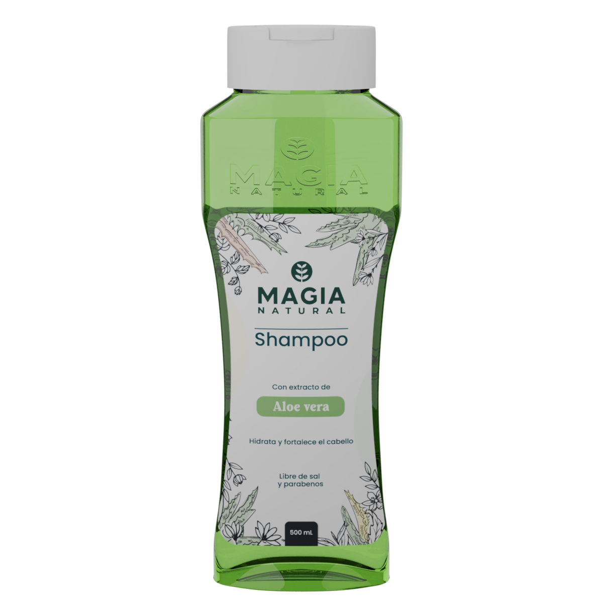SHAMPOO DE ALOE VERA 500 ml MAGIA NATURAL