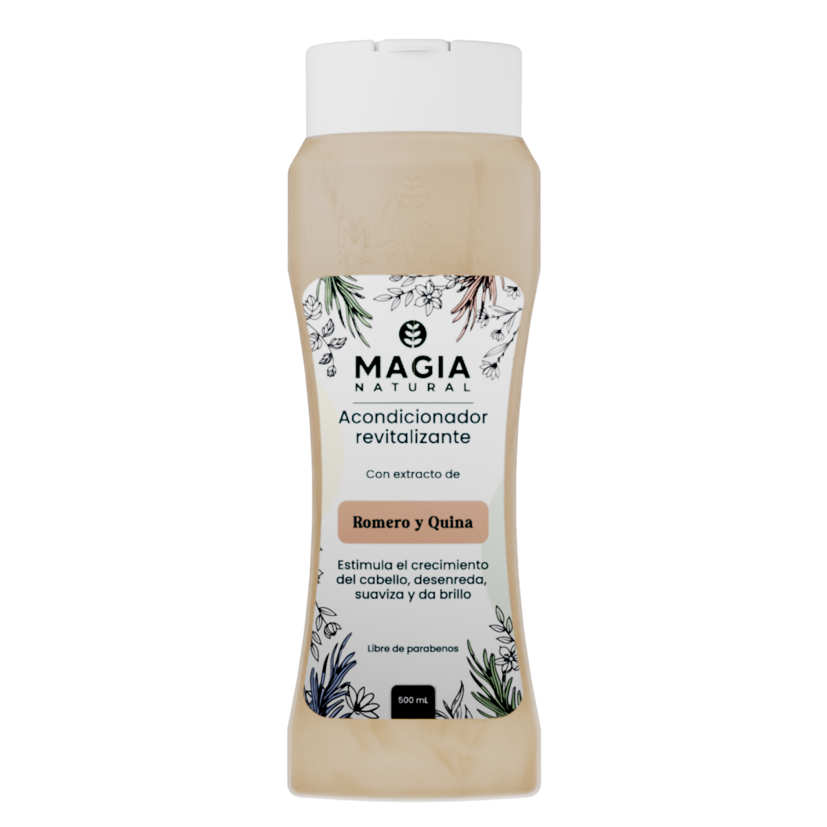 Acondicionador De Romero y Quina MAGIA NATURAL 500ml