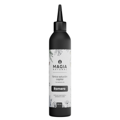 TÓNICO CAPILAR DE ROMERO 250ml MAGIA NATURAL Previene la Caida del Cabello. Fortalece el Folículo Piloso. Estimula el Crecimiento del Cabello.