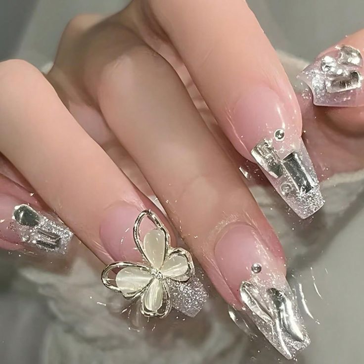 Gel set butterfly design