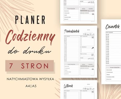 Planer codzienny Wzór 03