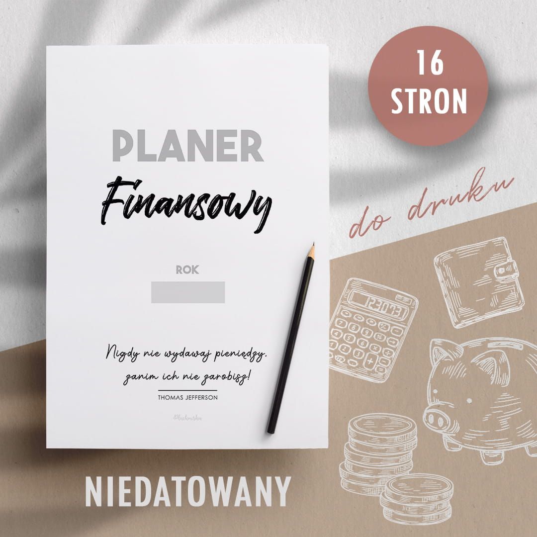Planer FINANSOWY do druku