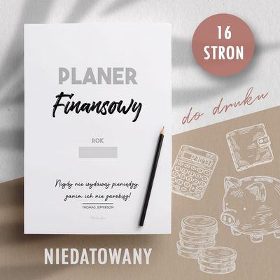 Planer FINANSOWY do druku