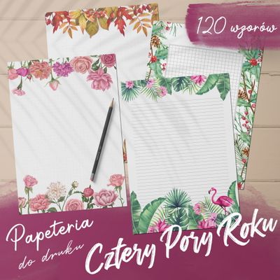 Papeteria do druku CZTERY PORY ROKU