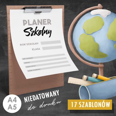 Planer SZKOLNY do druku
