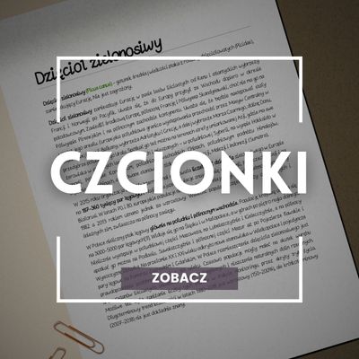 Czcionki