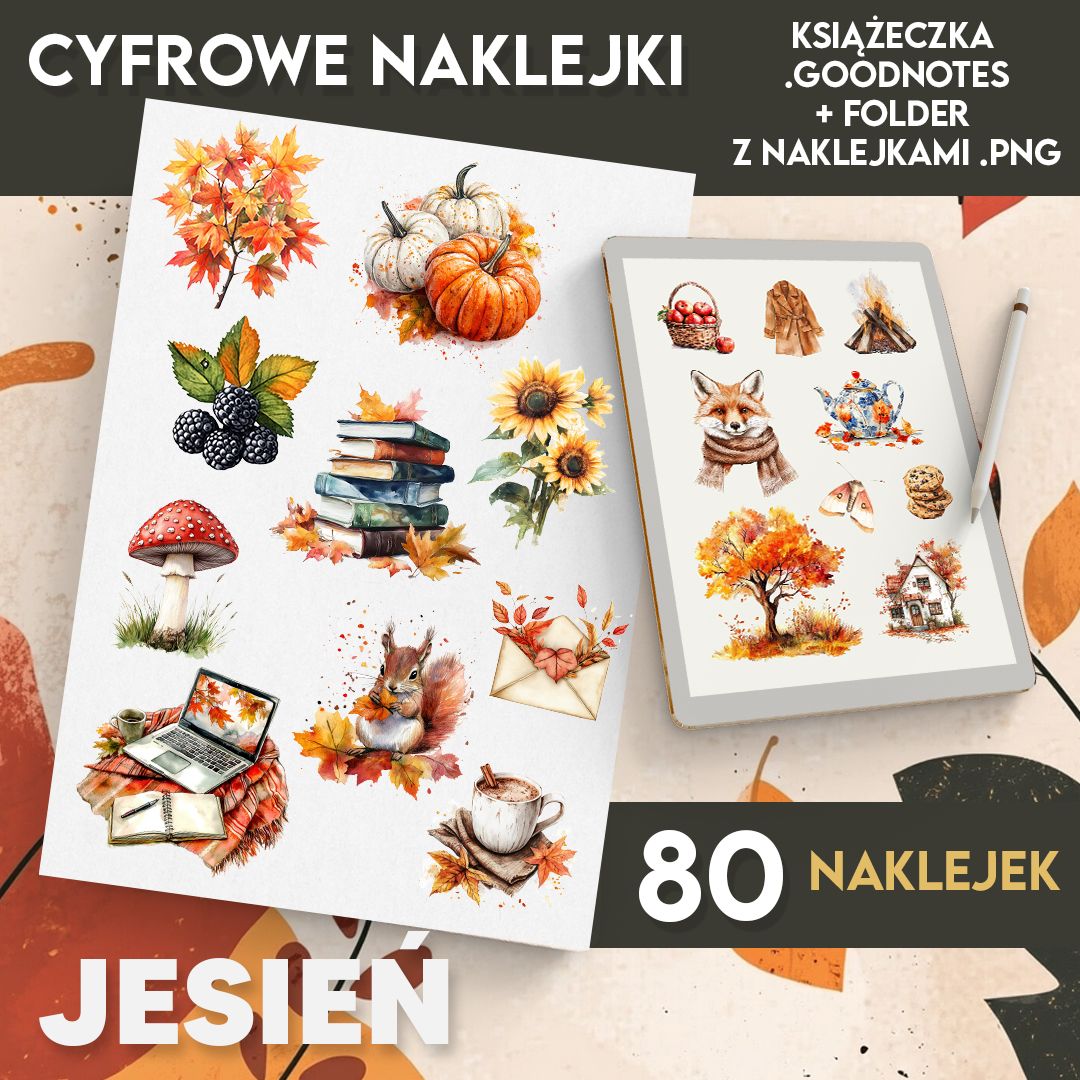 Naklejki cyfrowe JESIEŃ
