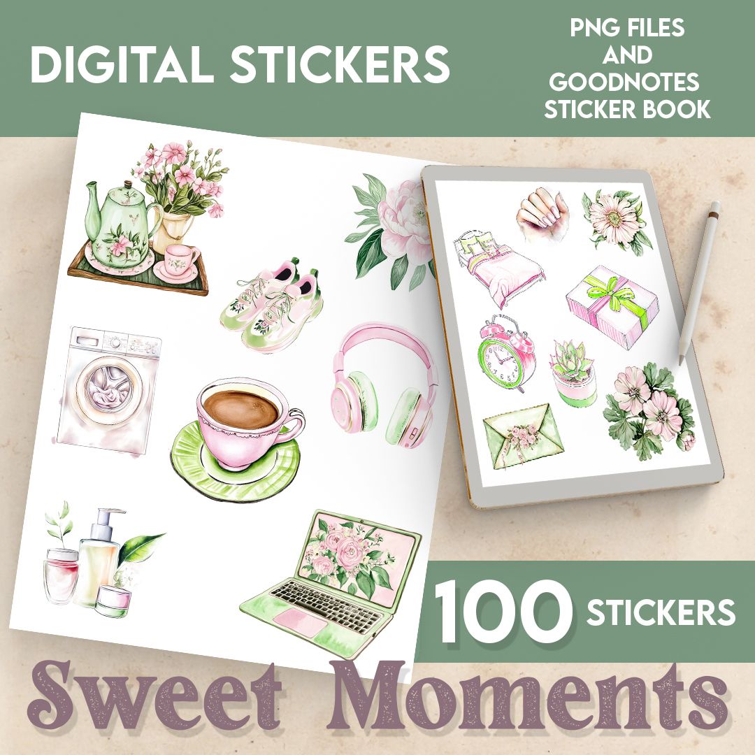 Digital Stickers SWEET MOMENTS