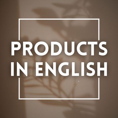 Produkty w Języku ANGIELSKIM