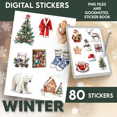 Digital Stickers WINTER