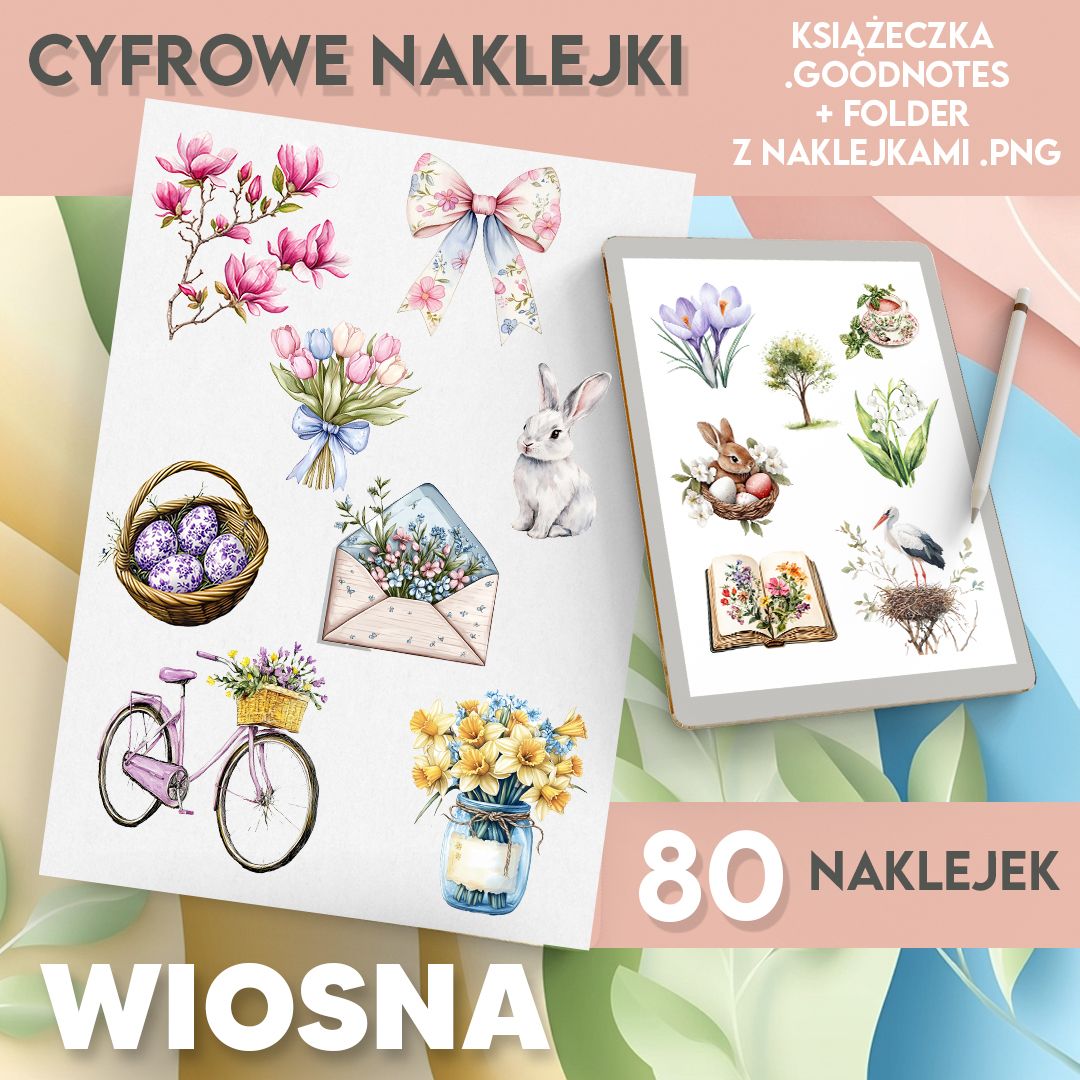 Naklejki Cyfrowe WIOSNA