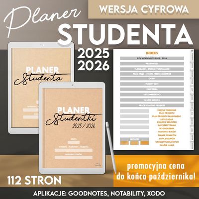 Cyfrowy PLANER STUDENTA 2025/2026