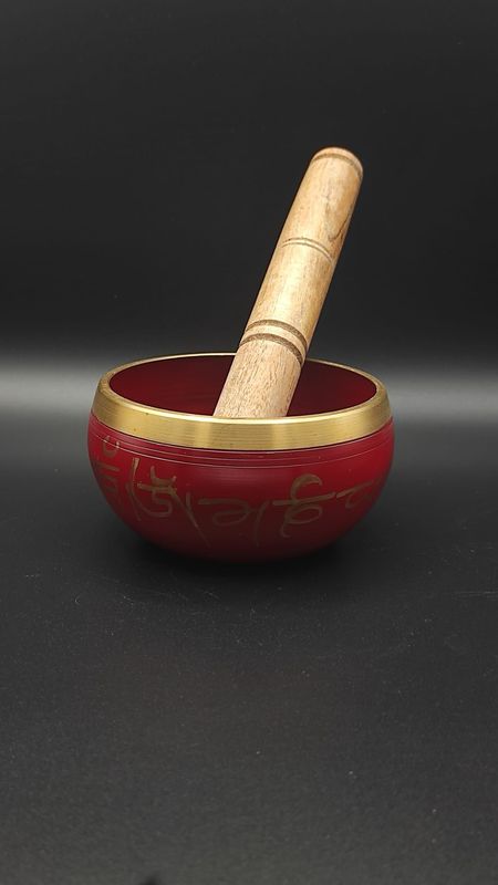 Cuenco Tibetano Rojo
