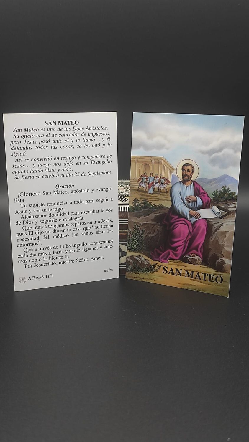 Estampa de San Mateo