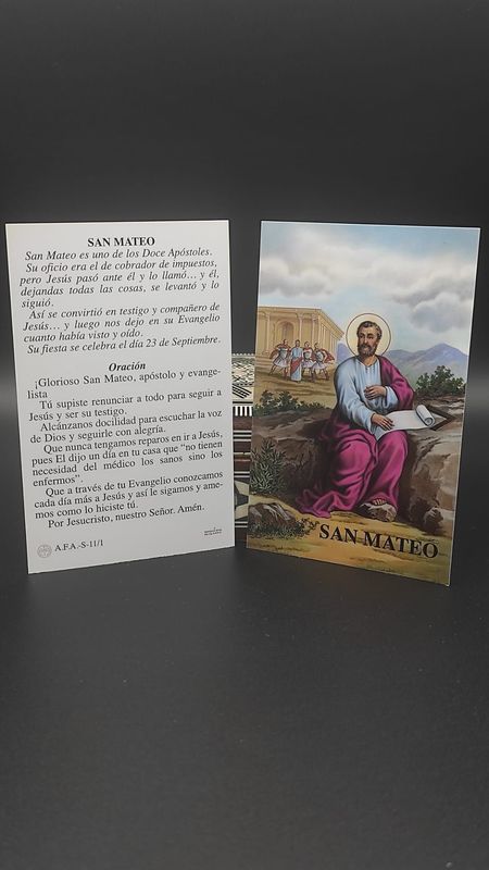 Estampa de San Mateo