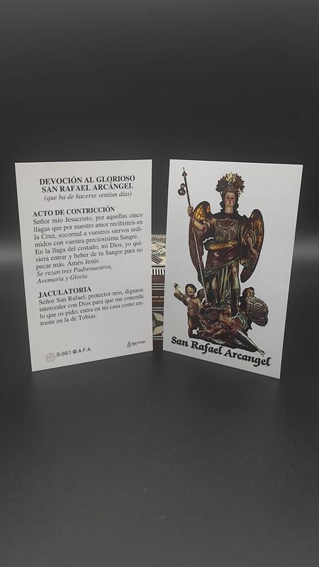 Estampa de San Rafael Arcángel