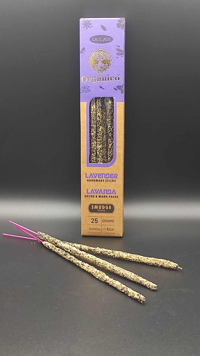 Incienso Orgánico de Lavanda