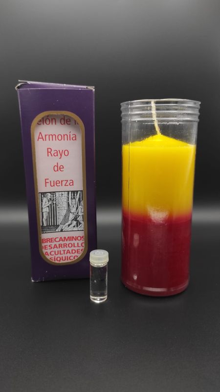 Velón Ritualizado Rayo de Fuerza