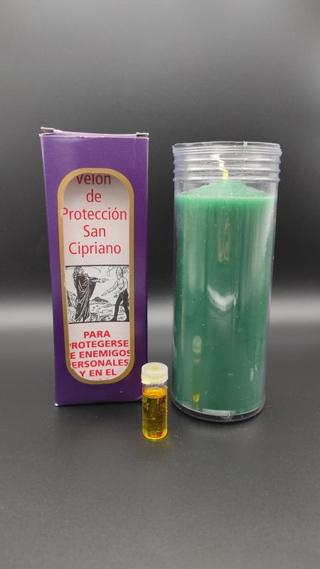 Velón Ritualizado de San Cipriano