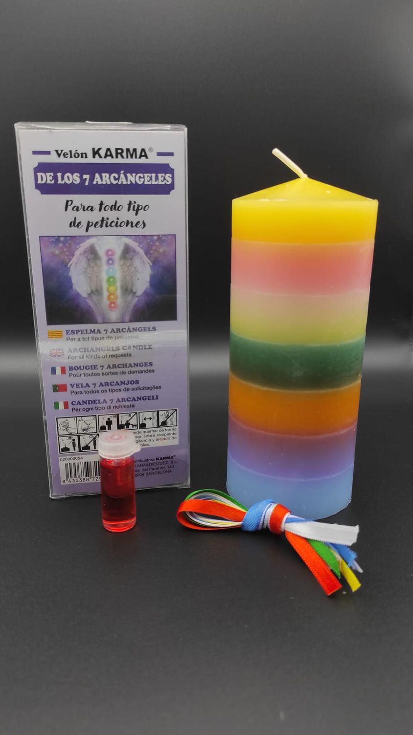 Velón Ritualizado 7 Arcángeles