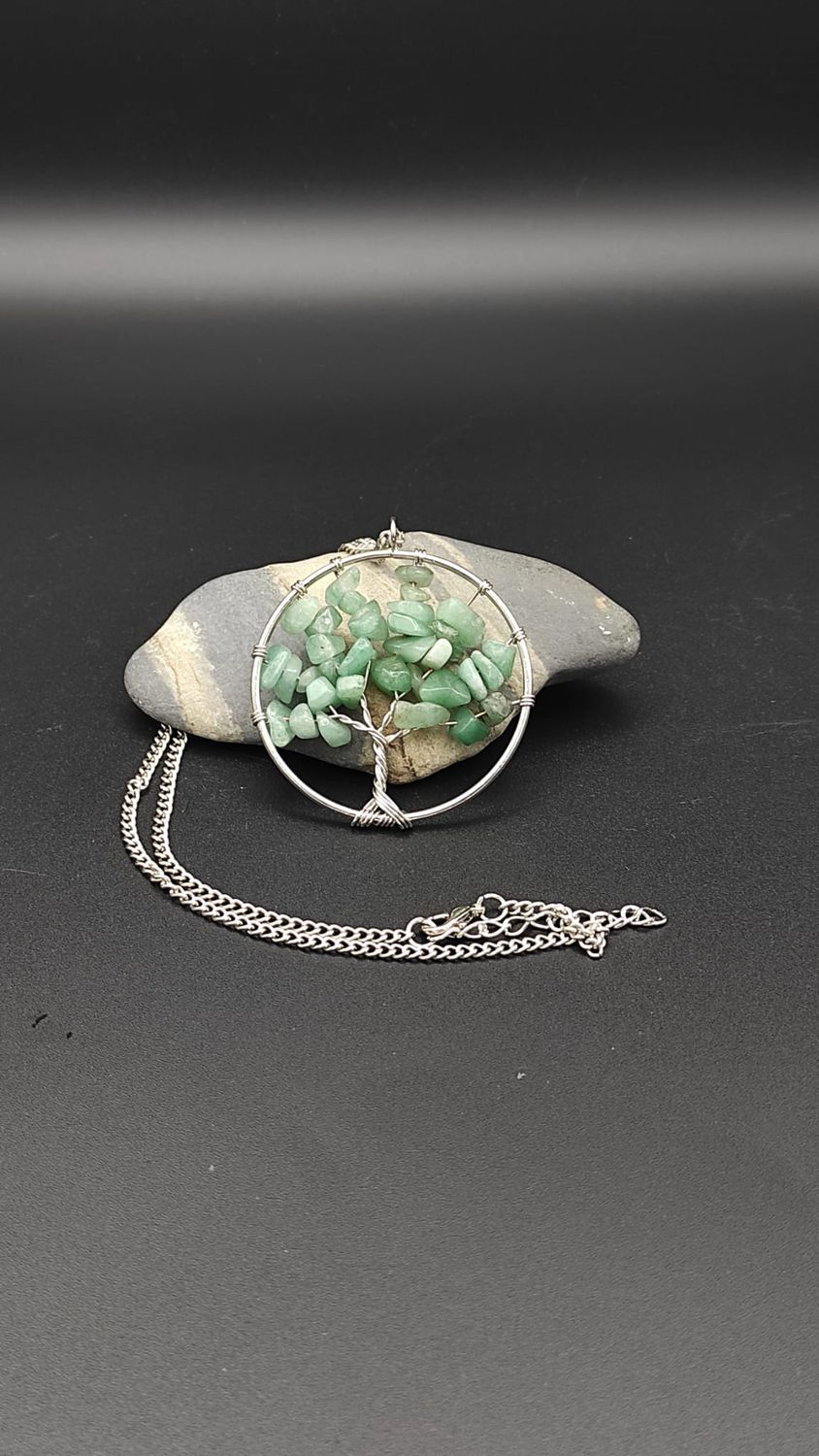 Colgante Árbol de la Vida con Aventurina Verde