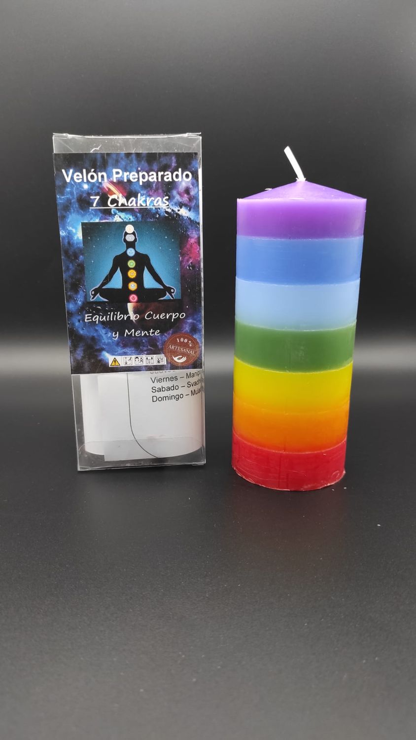 Velón Ritualizado 7 Chakras