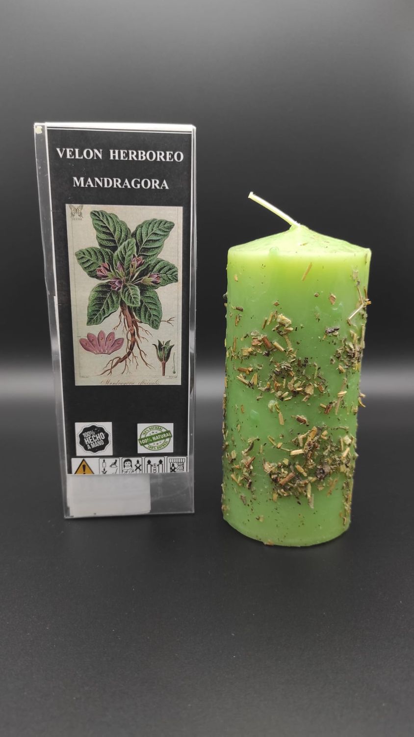 Velón Ritualizado Mandrágora
