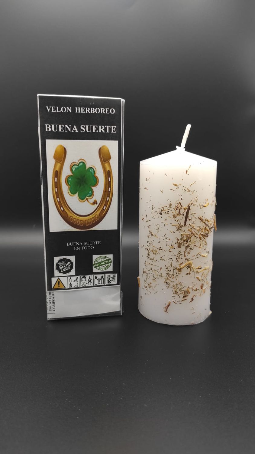 Velón Ritualizado: Buena Suerte