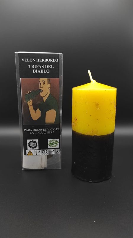 Velón Ritualizado Tripas del Diablo