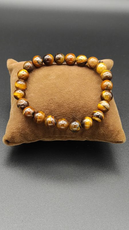 Pulsera de Ojo de Tigre (8mm)