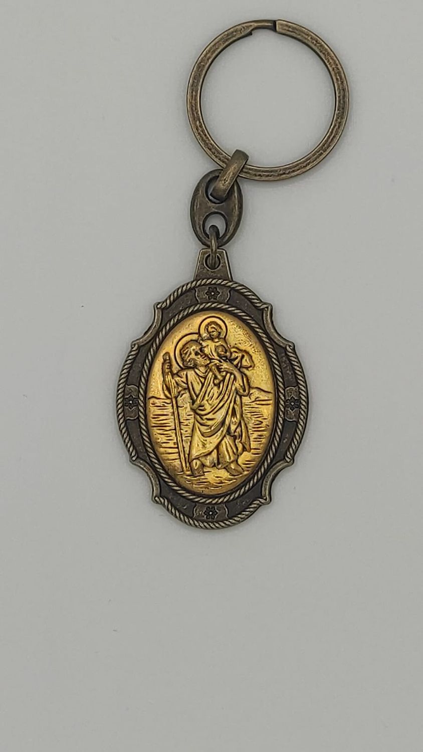 Llavero San Cristóbal (metal) [modelo 2]