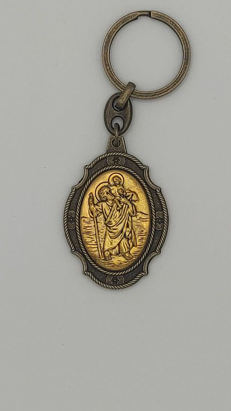 Llavero San Cristóbal (metal) [modelo 2]