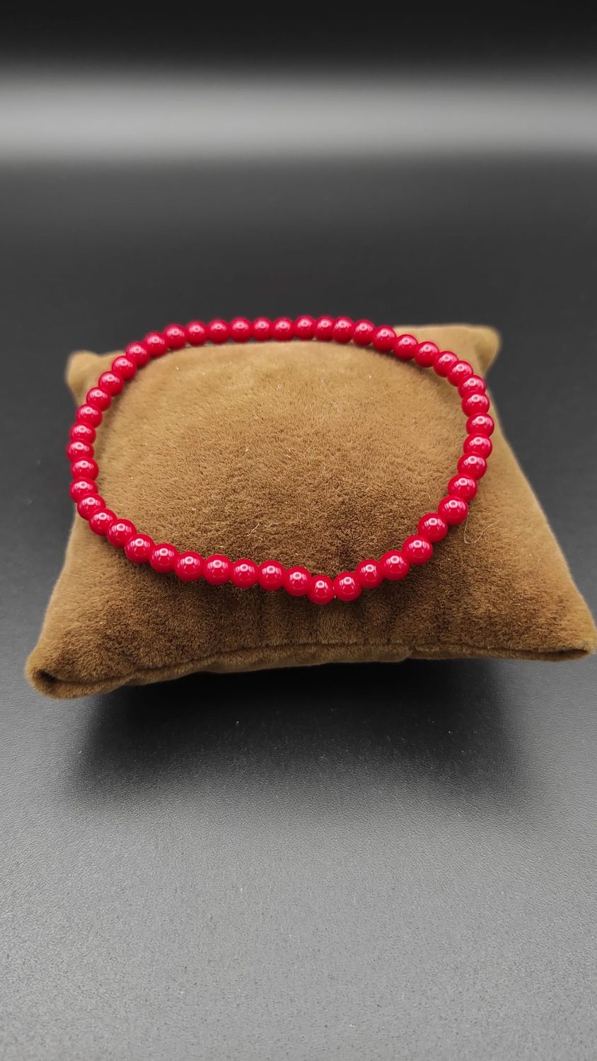 Pulsera de Jaspe Rojo (6mm)