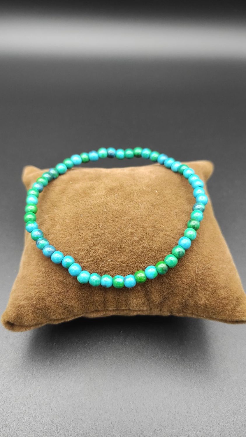 Pulsera de Crisocola (4mm)