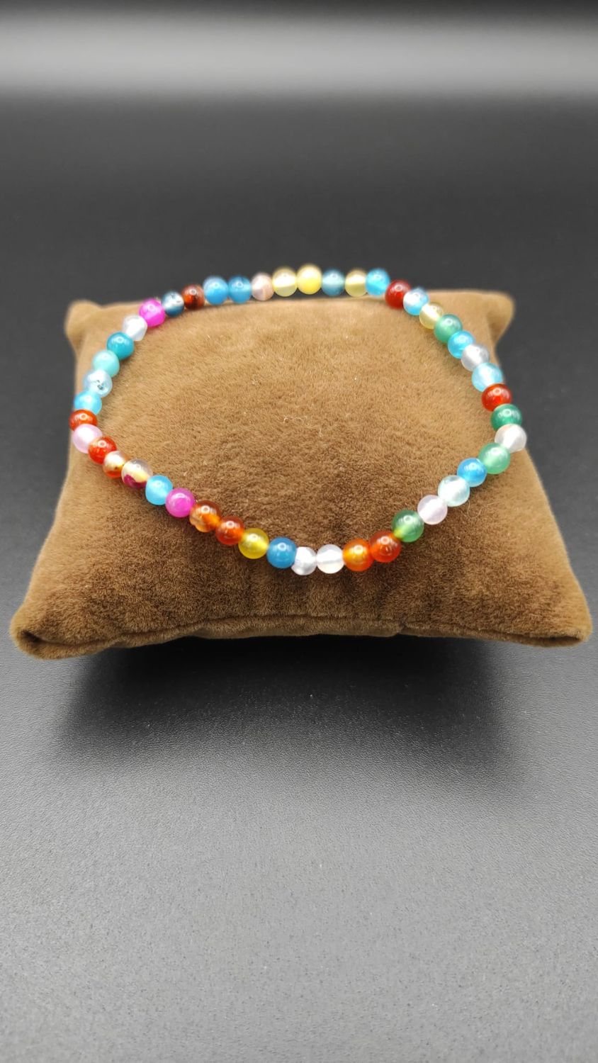 Pulsera de Ágatas Multicolor (6mm)