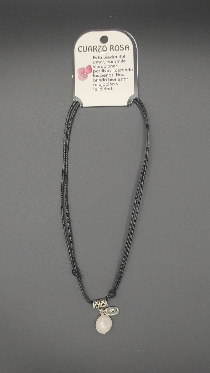 Collar de Cuarzo Rosa