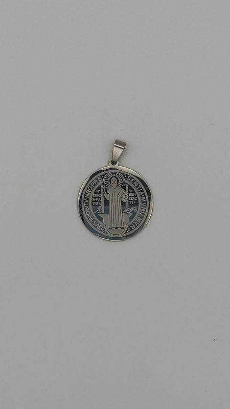 Medalla de San Benito Serigrafiada (acero)