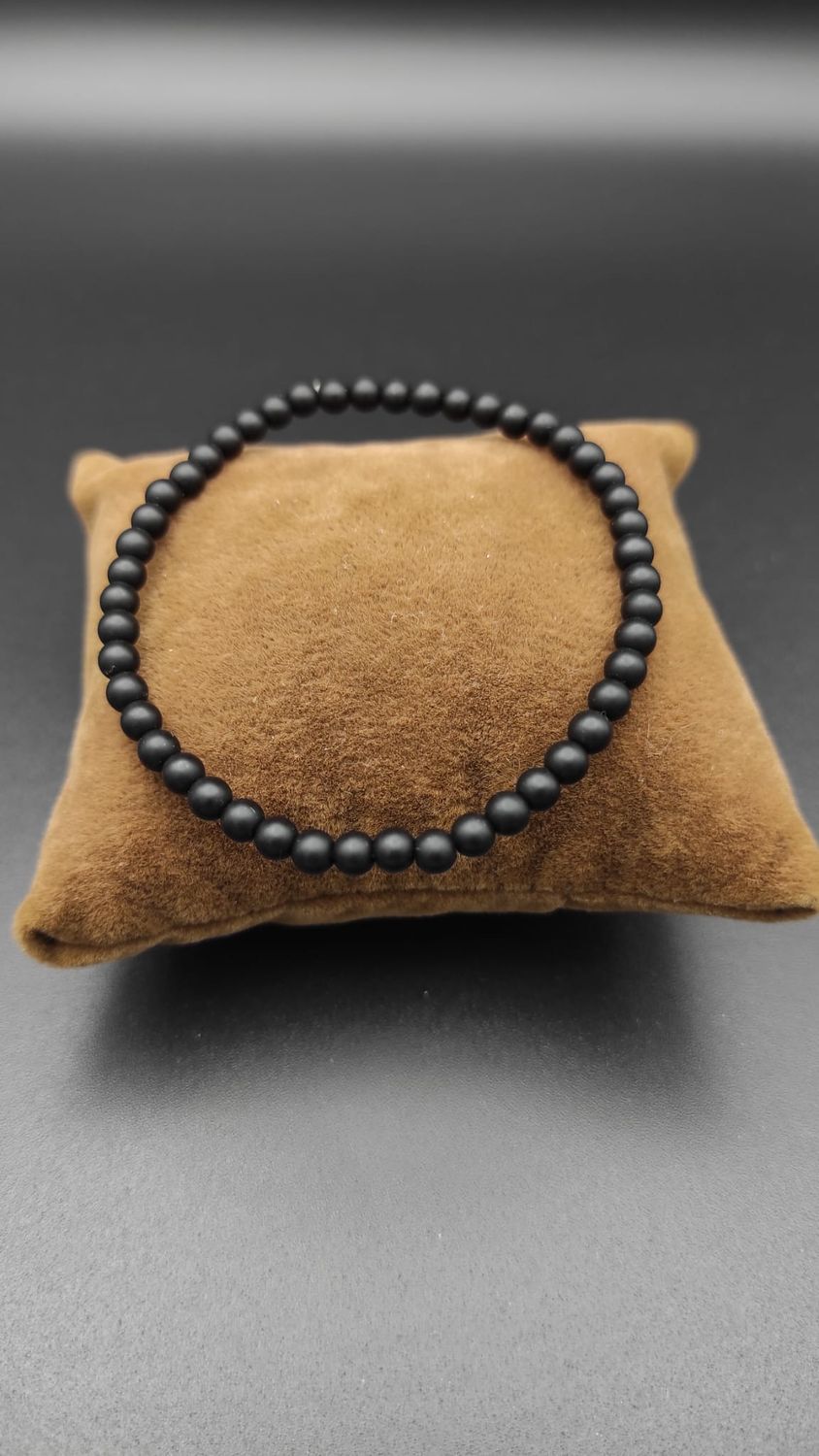 Pulsera de Onix Mate (4mm)