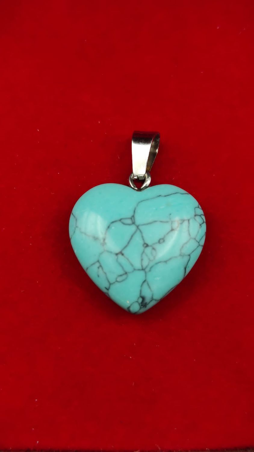 Colgante Corazón de Turquesa