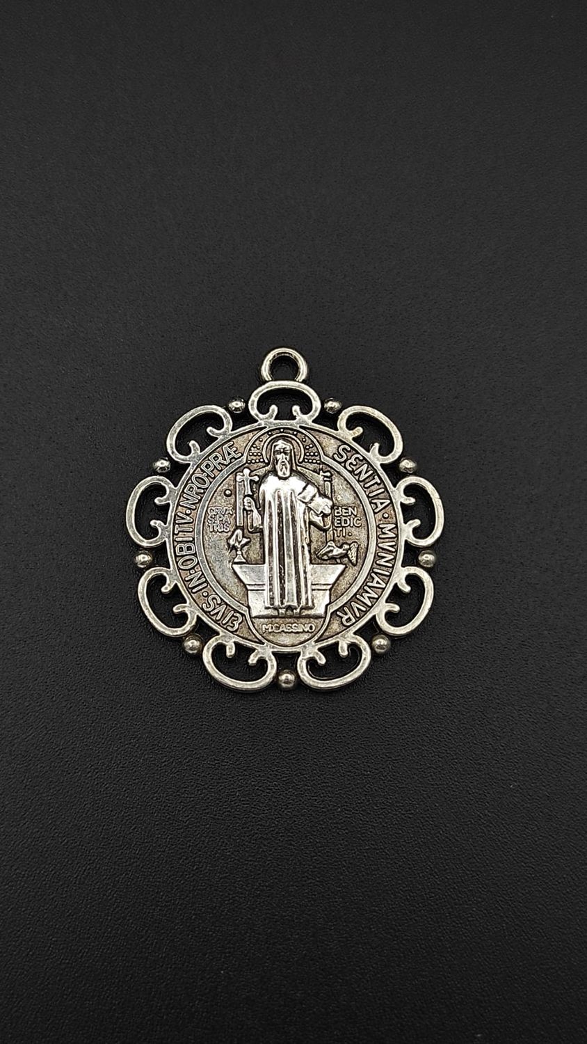 Medalla San Benito grande (metal)