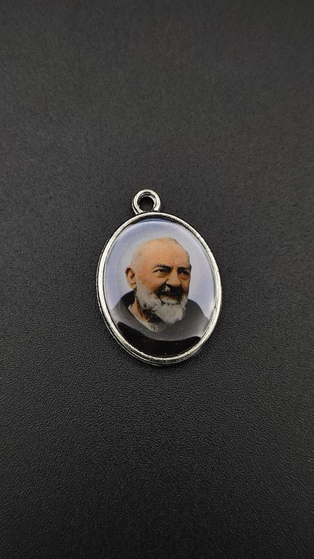 Medalla Padre Pío (metal)