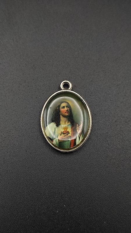 Medalla Sagrado Corazón (metal)