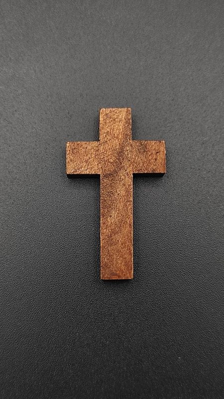 Colgante Cruz de Madera