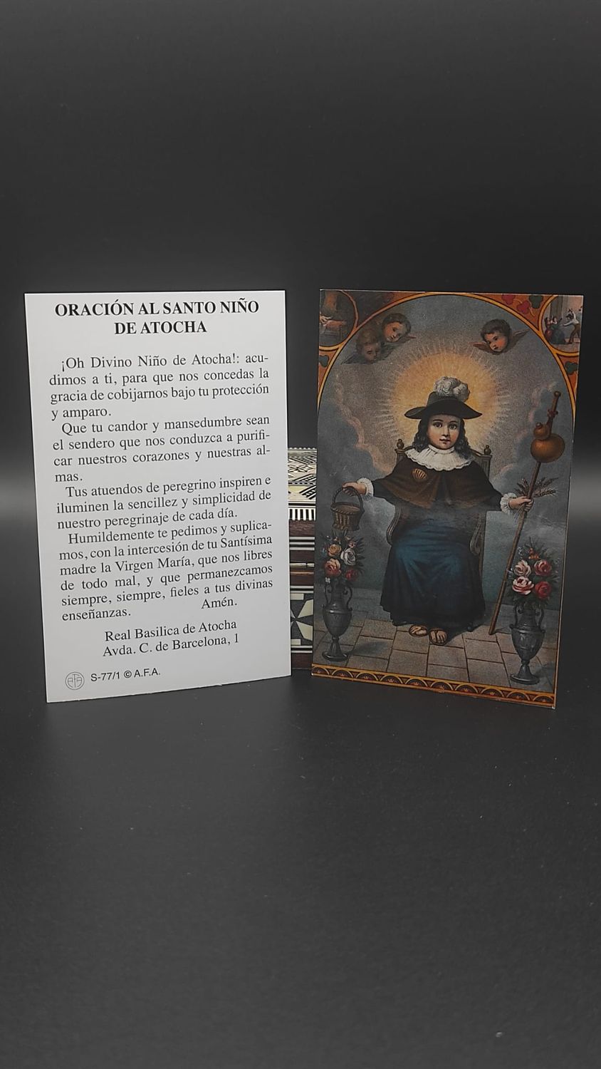 Estampa de Niño de Atocha